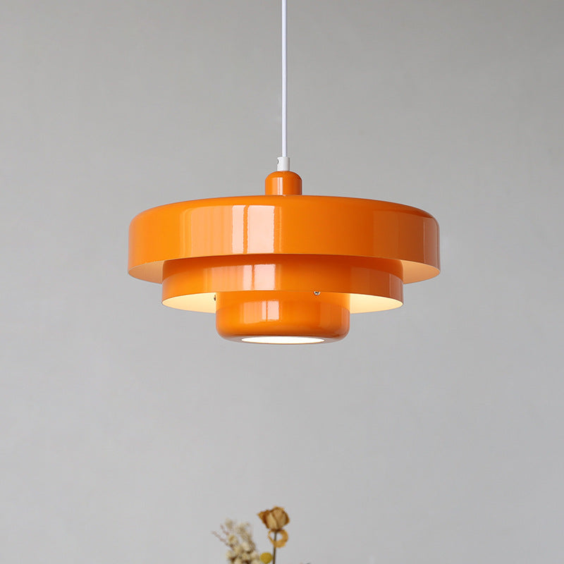 Runde stilvolle Eisen-Pendelleuchte – elegantes Industrial-Design für Zuhause und Küche