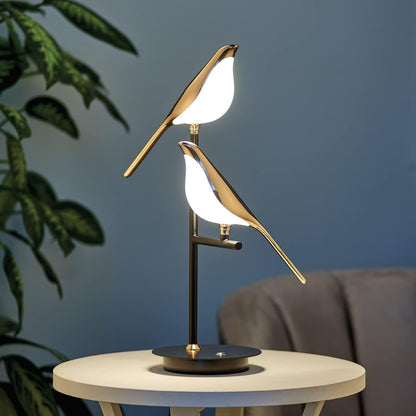 Chiraya – Skulpturale Vogel-Lampe mit LED und einzigartigem Design