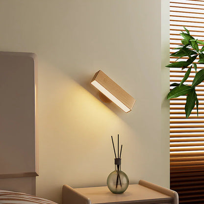Elegante drehbare Wandleuchte mit magnetischer Halterung