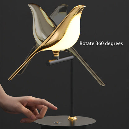 Chiraya – Skulpturale Vogel-Lampe mit LED und einzigartigem Design