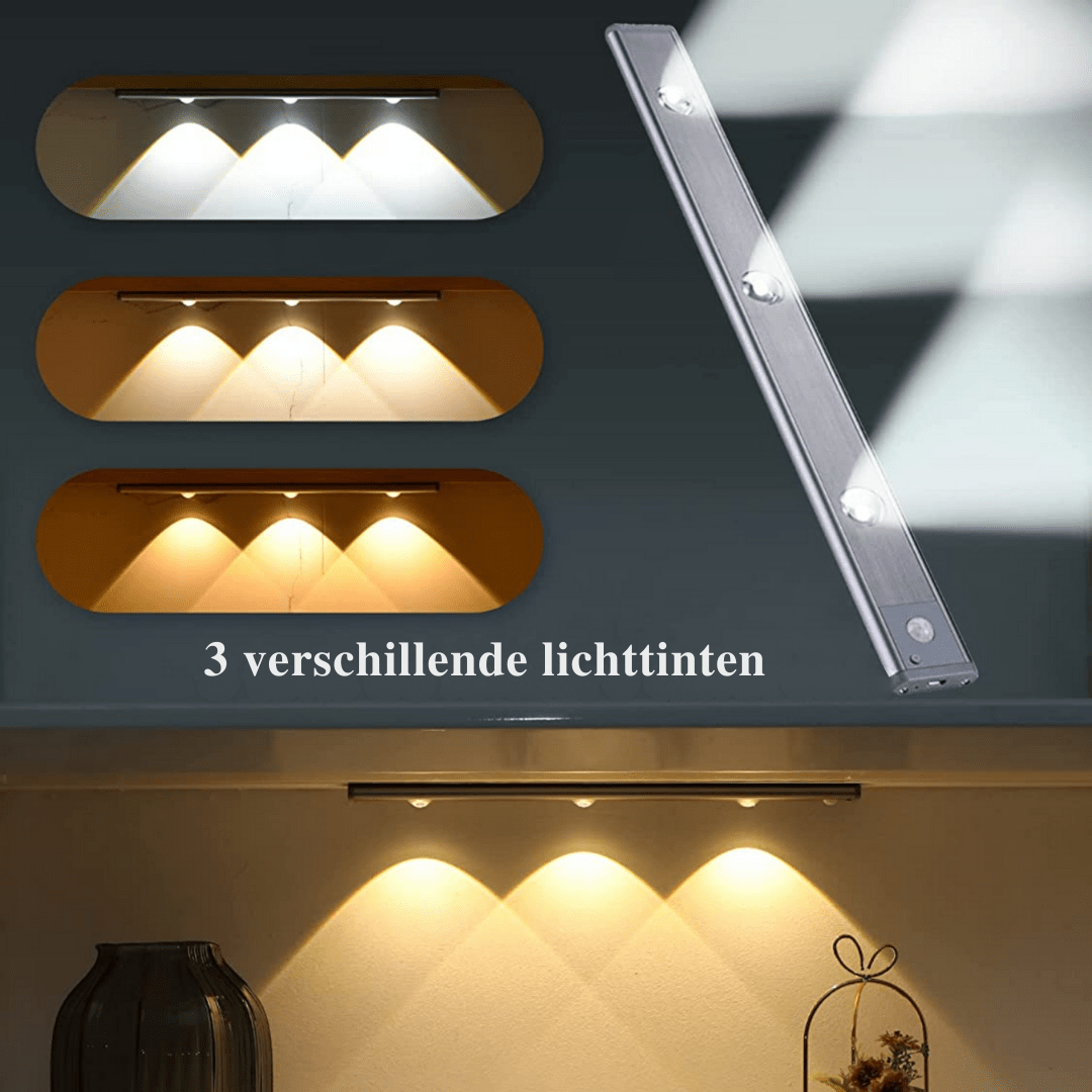 Intelligente kabellose LED-Lampe mit Bewegungssensor und Magnethalterung