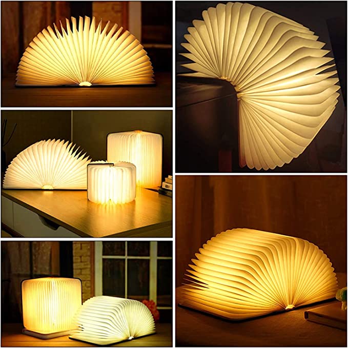 Booky – Elegante LED-Tischlampe im Buchdesign mit eingebautem Akku