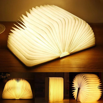 Booky – Elegante LED-Tischlampe im Buchdesign mit eingebautem Akku