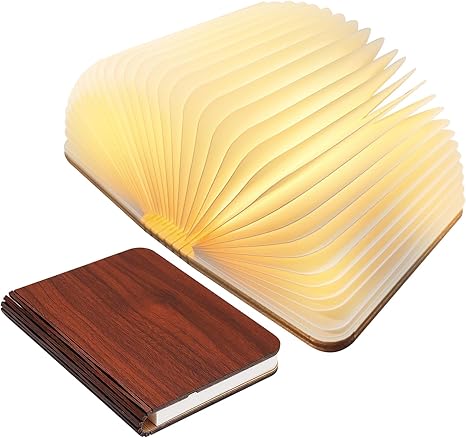 Booky – Elegante LED-Tischlampe im Buchdesign mit eingebautem Akku