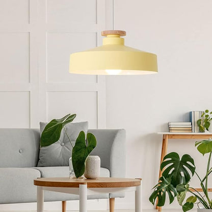 Skandinavische Holz-Pendelleuchte – Modern und Warm