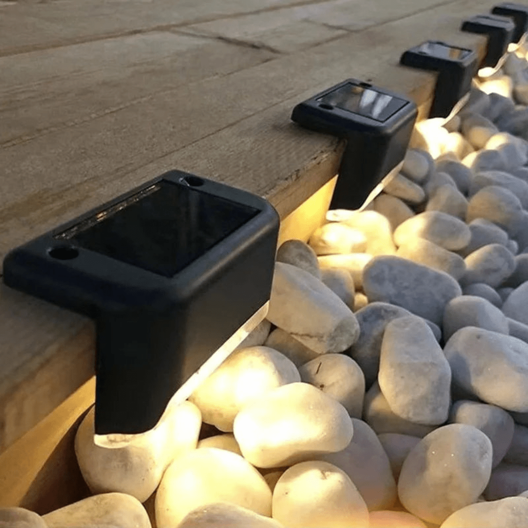 Sola – 4er-Set Solar-Außenleuchten mit automatischem Sensor und IP65-Wasserdichtigkeit