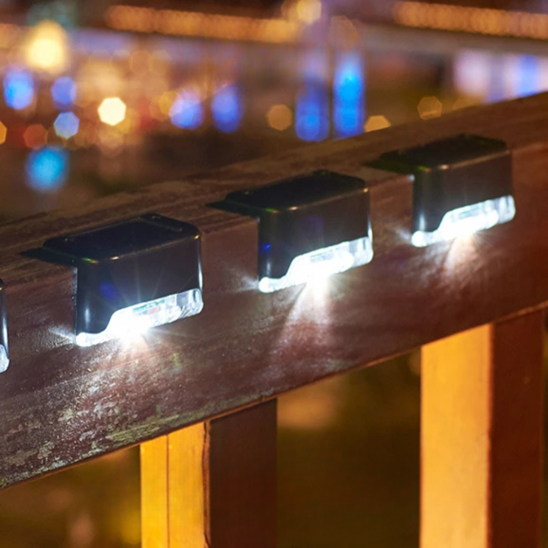 Sola – 4er-Set Solar-Außenleuchten mit automatischem Sensor und IP65-Wasserdichtigkeit