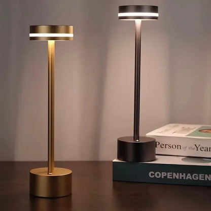 Elegante kabellose Tischlampe mit drei Lichtfarben und Dimmfunktion
