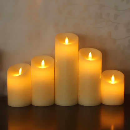 Autumn – Flammenlose Kerze mit stimmungsvollem Licht für eine warme Atmosphäre