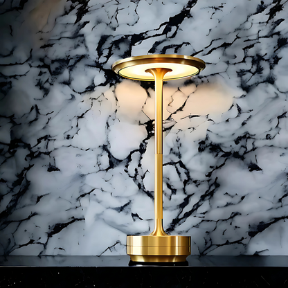 Elegante kabellose Tischlampe mit Touch-Steuerung und drei Lichtmodi