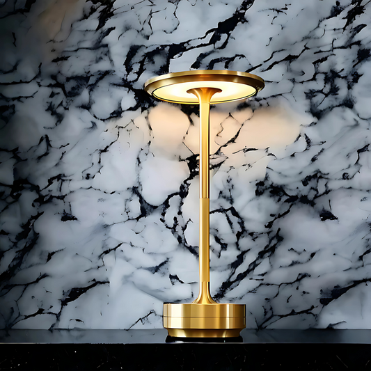 Elegante kabellose Tischlampe mit Touch-Steuerung und drei Lichtmodi