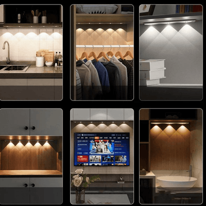 Intelligente kabellose LED-Lampe mit Bewegungssensor und Magnethalterung
