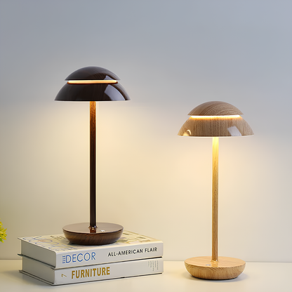 Stilvolle Aluminium-Tischlampe mit Dimmfunktion