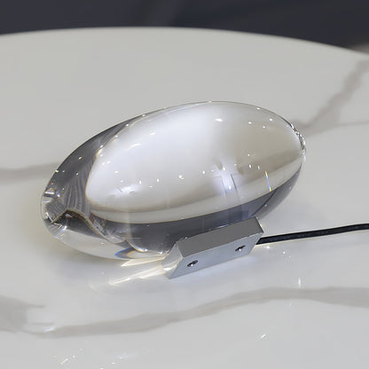 Elegante Tischlampe mit Kristalllinse – stimmungsvolles Licht und vielfältige LED-Modi