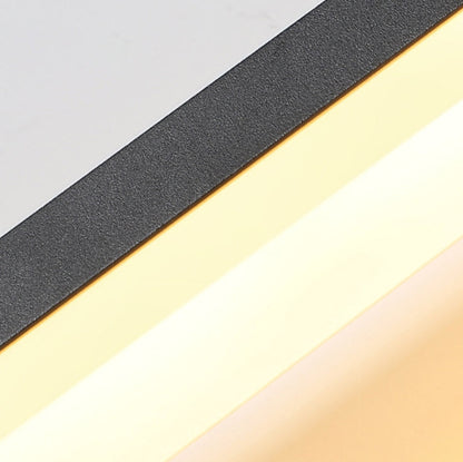 Moderne rechteckige LED-Wandleuchte – Minimalistisches Design in Schwarz, Weiß oder Gold