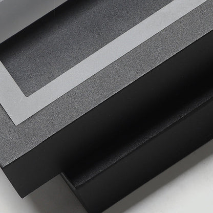 Moderne rechteckige LED-Wandleuchte – Minimalistisches Design in Schwarz, Weiß oder Gold