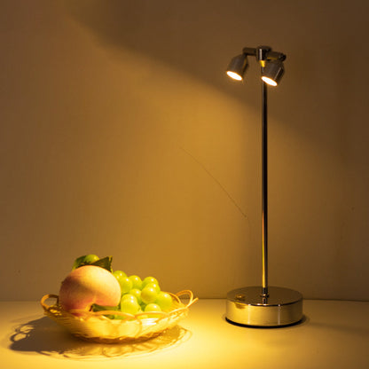 Stilvolle minimalistische LED-Tischlampe aus Eisen – erhältlich mit 1, 2 oder 4 Lichtpunkten