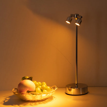 Stilvolle minimalistische LED-Tischlampe aus Eisen – erhältlich mit 1, 2 oder 4 Lichtpunkten