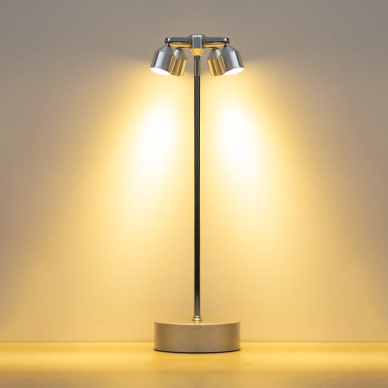 Stilvolle minimalistische LED-Tischlampe aus Eisen – erhältlich mit 1, 2 oder 4 Lichtpunkten