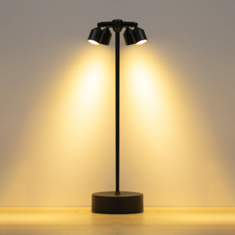Stilvolle minimalistische LED-Tischlampe aus Eisen – erhältlich mit 1, 2 oder 4 Lichtpunkten