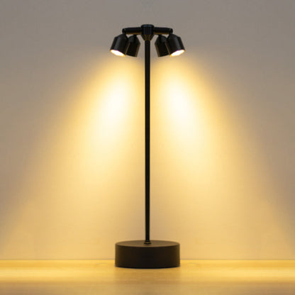 Stilvolle minimalistische LED-Tischlampe aus Eisen – erhältlich mit 1, 2 oder 4 Lichtpunkten