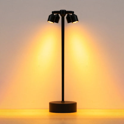 Stilvolle minimalistische LED-Tischlampe aus Eisen – erhältlich mit 1, 2 oder 4 Lichtpunkten