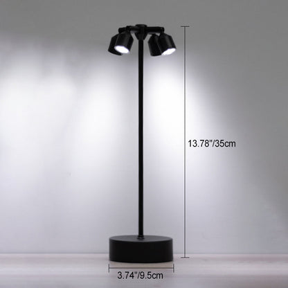Stilvolle minimalistische LED-Tischlampe aus Eisen – erhältlich mit 1, 2 oder 4 Lichtpunkten