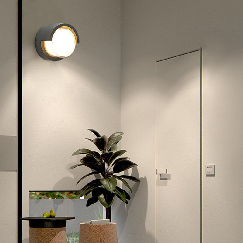 Outdoor-LED-Wandleuchte – Minimalistisches Design, rund oder eckig, klein oder groß