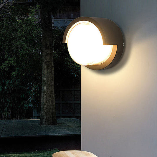 Outdoor-LED-Wandleuchte – Minimalistisches Design, rund oder eckig, klein oder groß