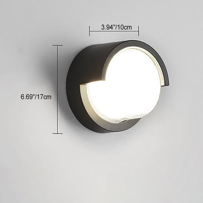 Outdoor-LED-Wandleuchte – Minimalistisches Design, rund oder eckig, klein oder groß