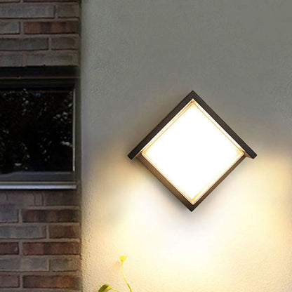 Outdoor-LED-Wandleuchte – Minimalistisches Design, rund oder eckig, klein oder groß