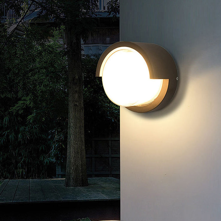 Outdoor-LED-Wandleuchte – Minimalistisches Design, rund oder eckig, klein oder groß