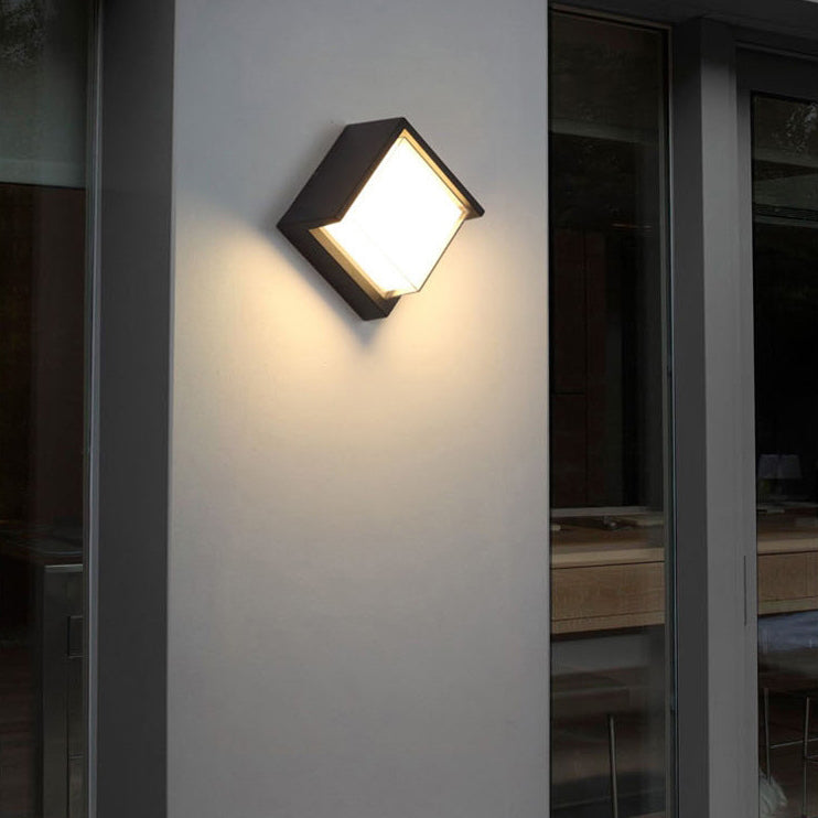 Outdoor-LED-Wandleuchte – Minimalistisches Design, rund oder eckig, klein oder groß