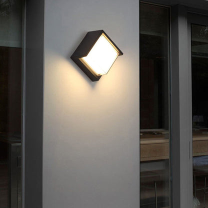 Outdoor-LED-Wandleuchte – Minimalistisches Design, rund oder eckig, klein oder groß