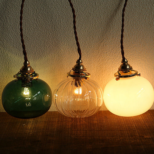 Vintage Kupfer-Pendelleuchte mit goldenem Finish – E26-Fassung