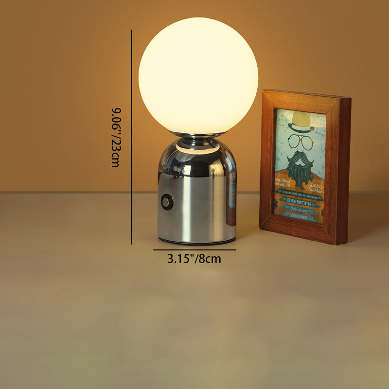 Minimalistische LED-Tischleuchte – Steckdose, 2 W mit Acrylschirm