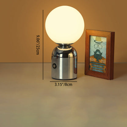 Minimalistische LED-Tischleuchte – Steckdose, 2 W mit Acrylschirm