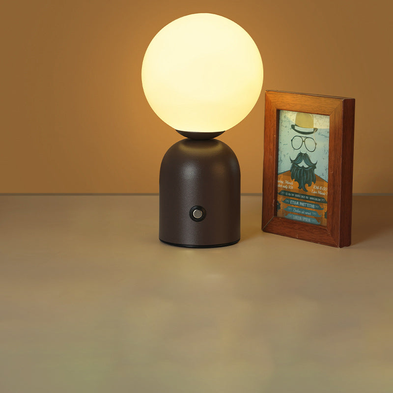 Minimalistische LED-Tischleuchte – Steckdose, 2 W mit Acrylschirm