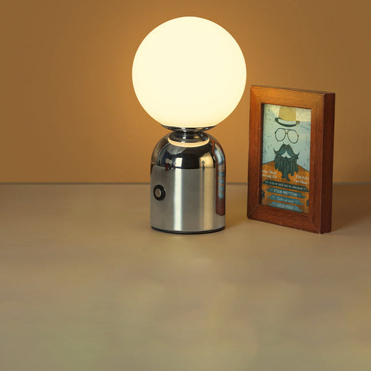 Minimalistische LED-Tischleuchte – Steckdose, 2 W mit Acrylschirm