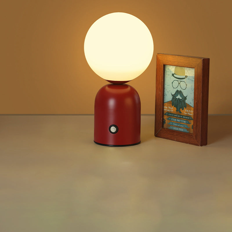 Minimalistische LED-Tischleuchte – Steckdose, 2 W mit Acrylschirm