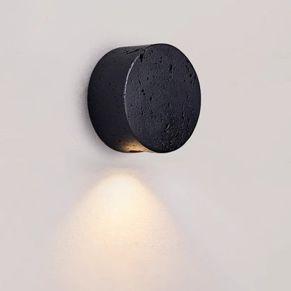 Minimalistische Wandleuchte aus Travertin – 1-flammig – G4