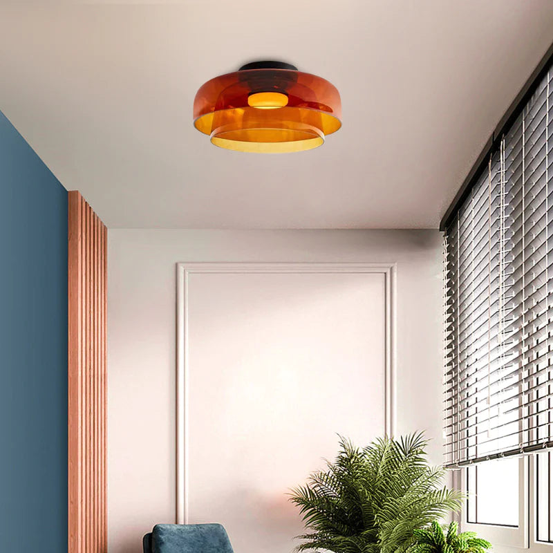 Moderne Design-Deckenleuchte aus Glas – stilvoller Akzent für jedes Interieur