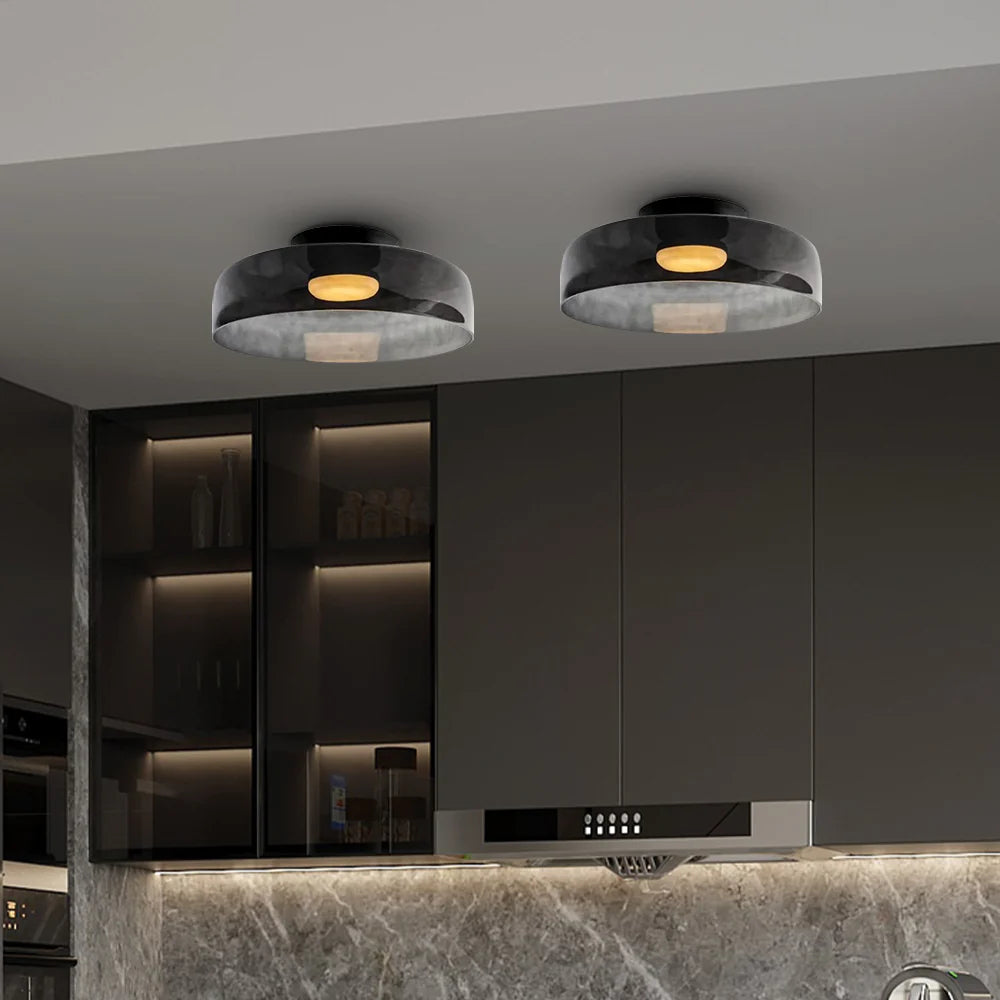 Moderne Design-Deckenleuchte aus Glas – stilvoller Akzent für jedes Interieur