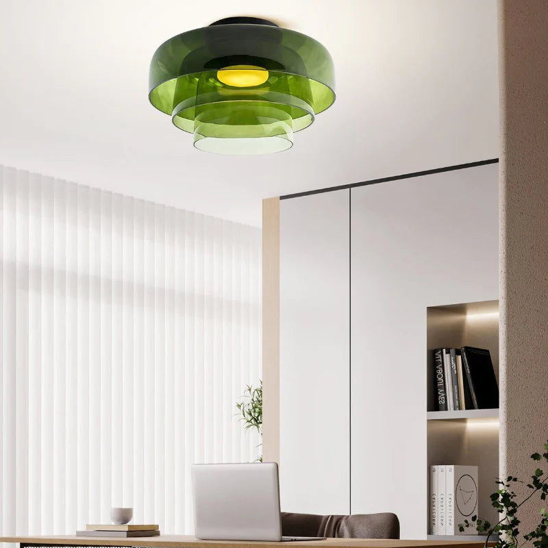 Moderne Design-Deckenleuchte aus Glas – stilvoller Akzent für jedes Interieur