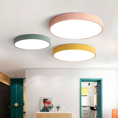 Skandinavische LED-Deckenlampe aus Holz und Acryl – Modernes Minimalismus-Design