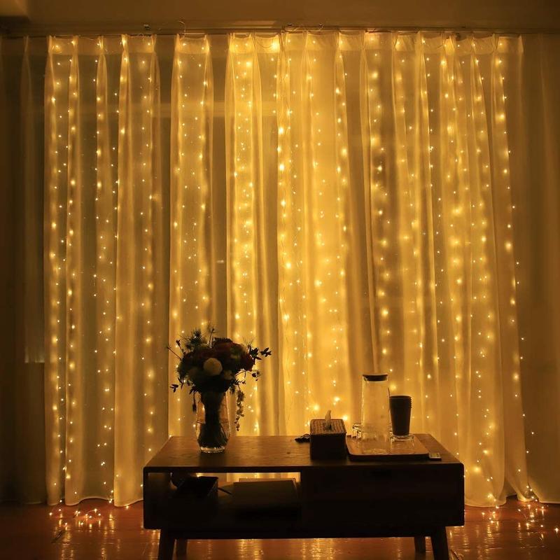 LED-Lichterkette – Warme Stimmungsbeleuchtung mit 8 Lichtmodi