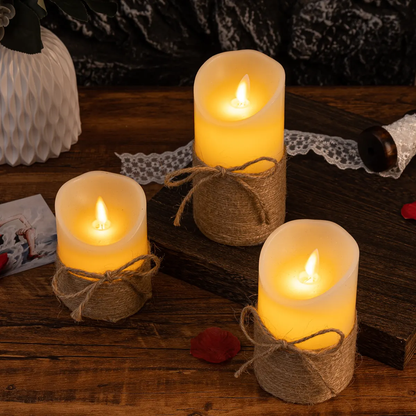 Autumn – Flammenlose Kerze mit stimmungsvollem Licht für eine warme Atmosphäre