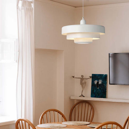 Runde stilvolle Eisen-Pendelleuchte – elegantes Industrial-Design für Zuhause und Küche