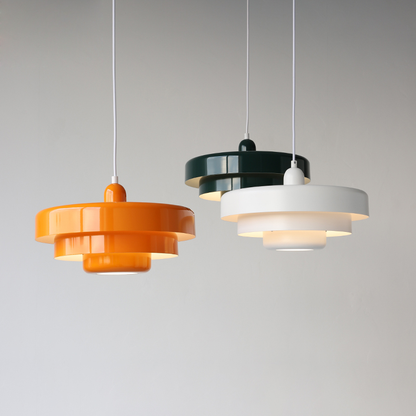 Runde stilvolle Eisen-Pendelleuchte – elegantes Industrial-Design für Zuhause und Küche