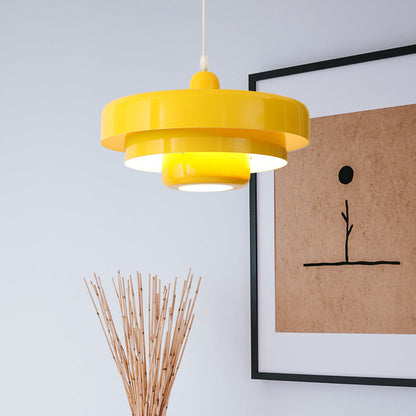 Runde stilvolle Eisen-Pendelleuchte – elegantes Industrial-Design für Zuhause und Küche